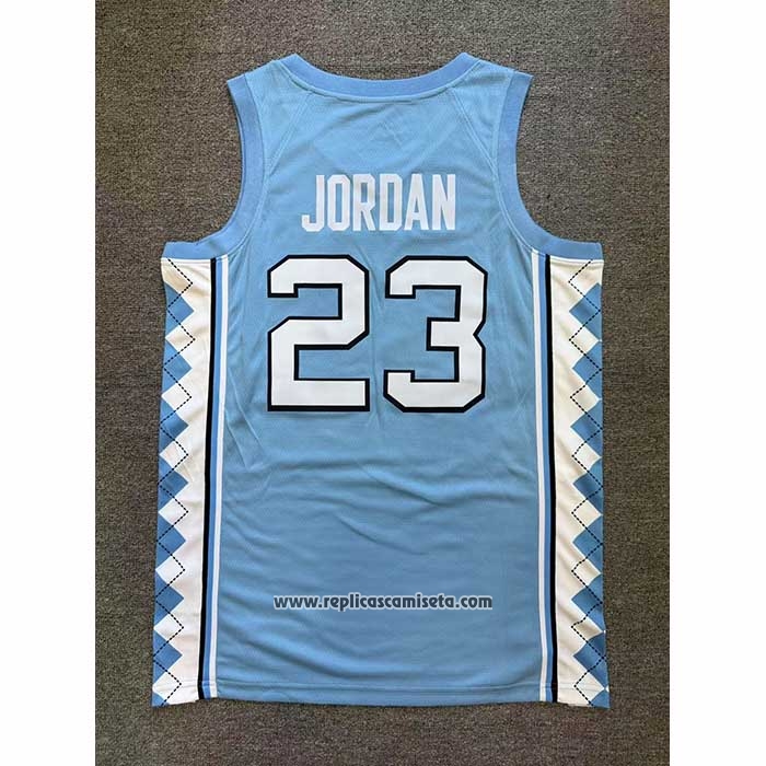 Camiseta NCAA North Carolina Tar Heels Michael Jordan #23 Azul